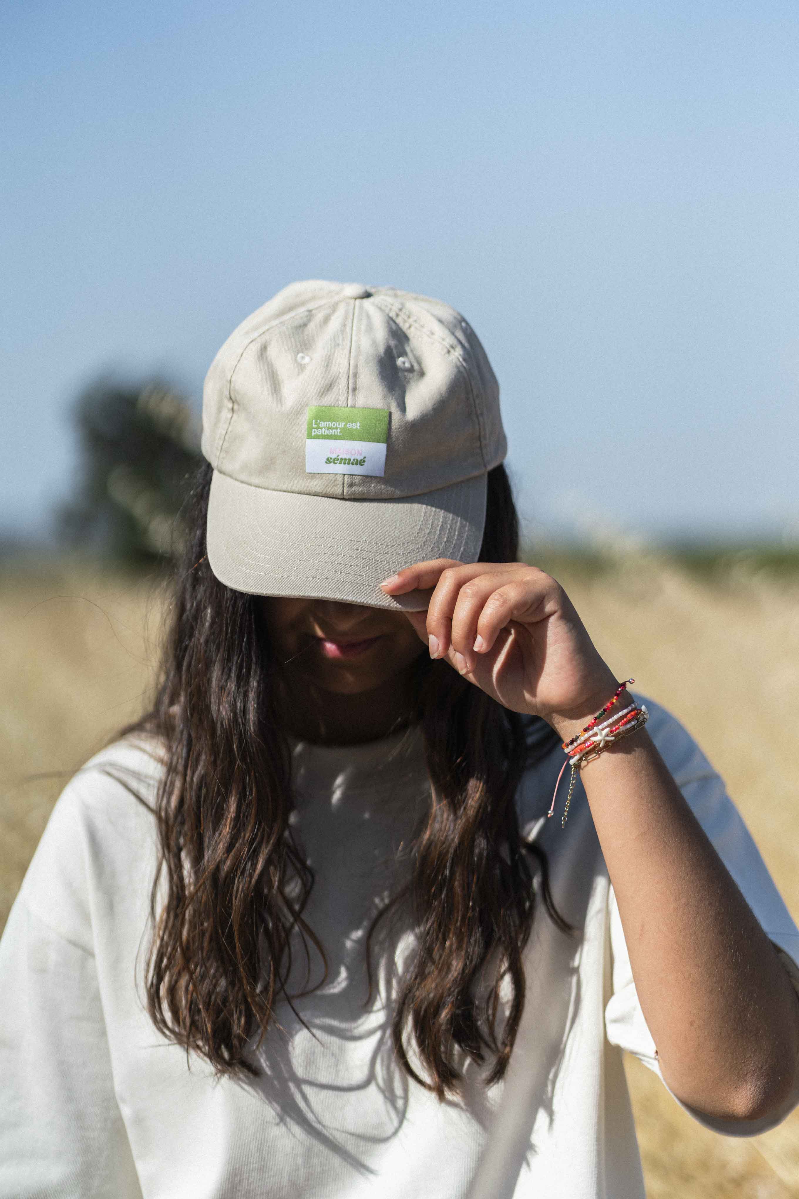 Casquette L'amour est patient