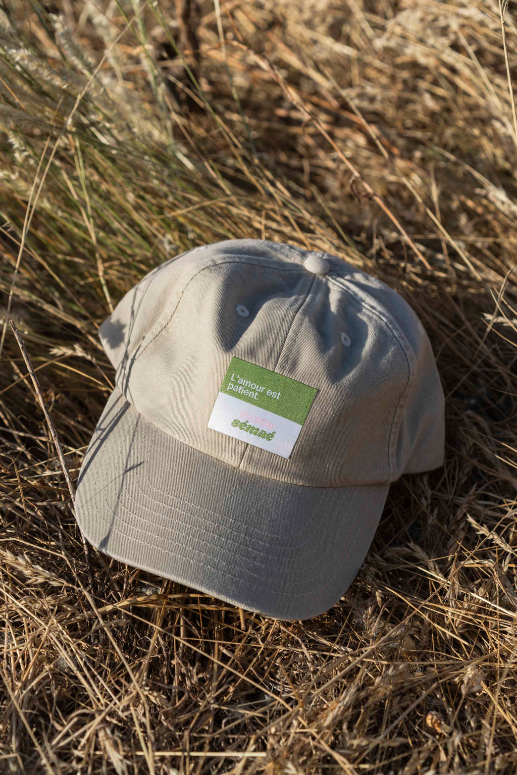 Casquette L'amour est patient